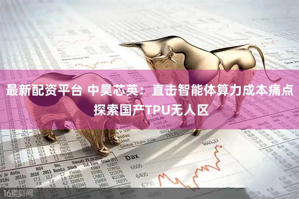最新配资平台 中昊芯英:直击智能体算力成本痛点 探索国产TPU无人区